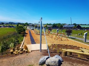 Playground with a Flying fox